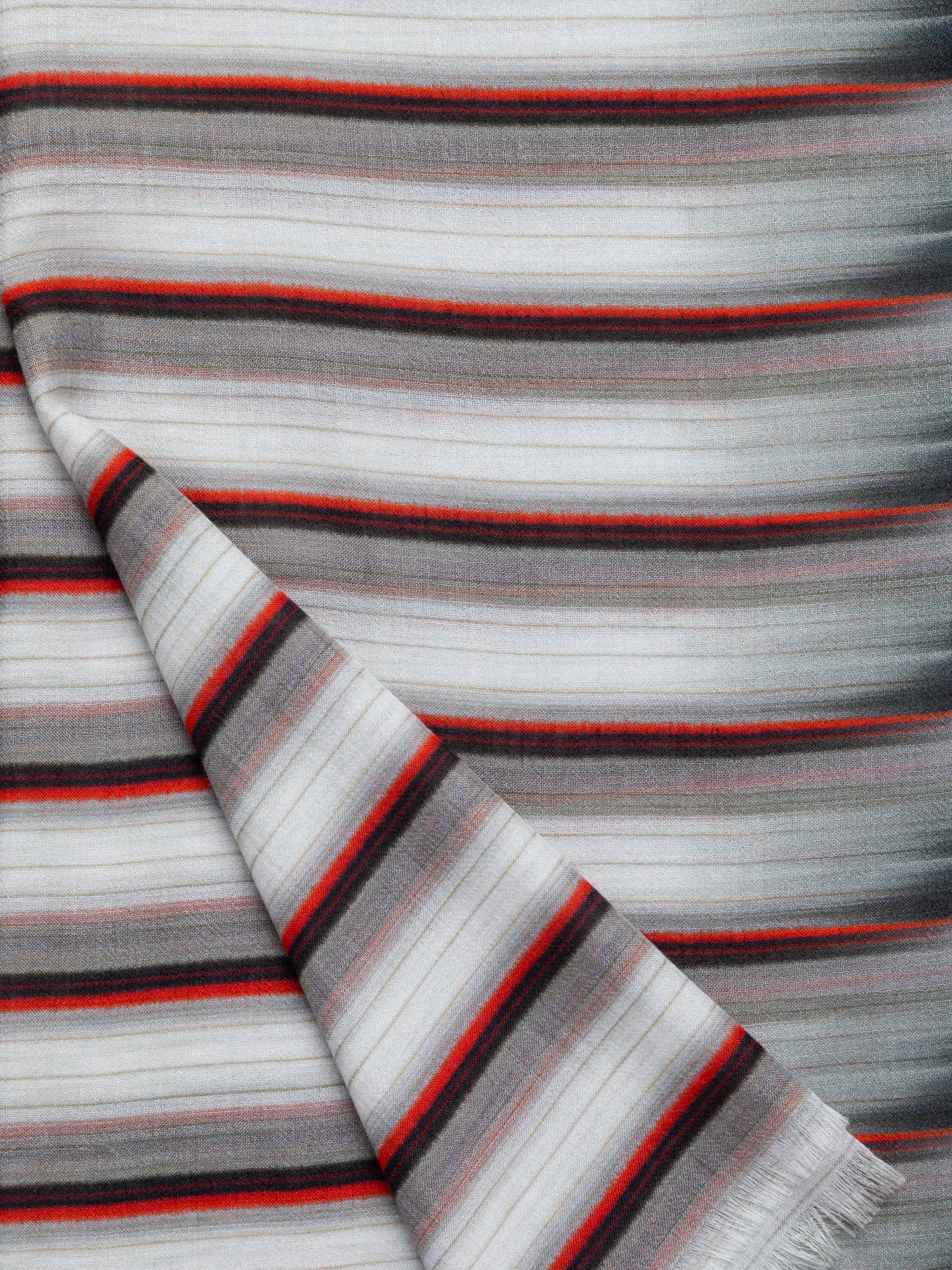 Designer Cashmere Silk Scarf with Formula One Print - multicolor