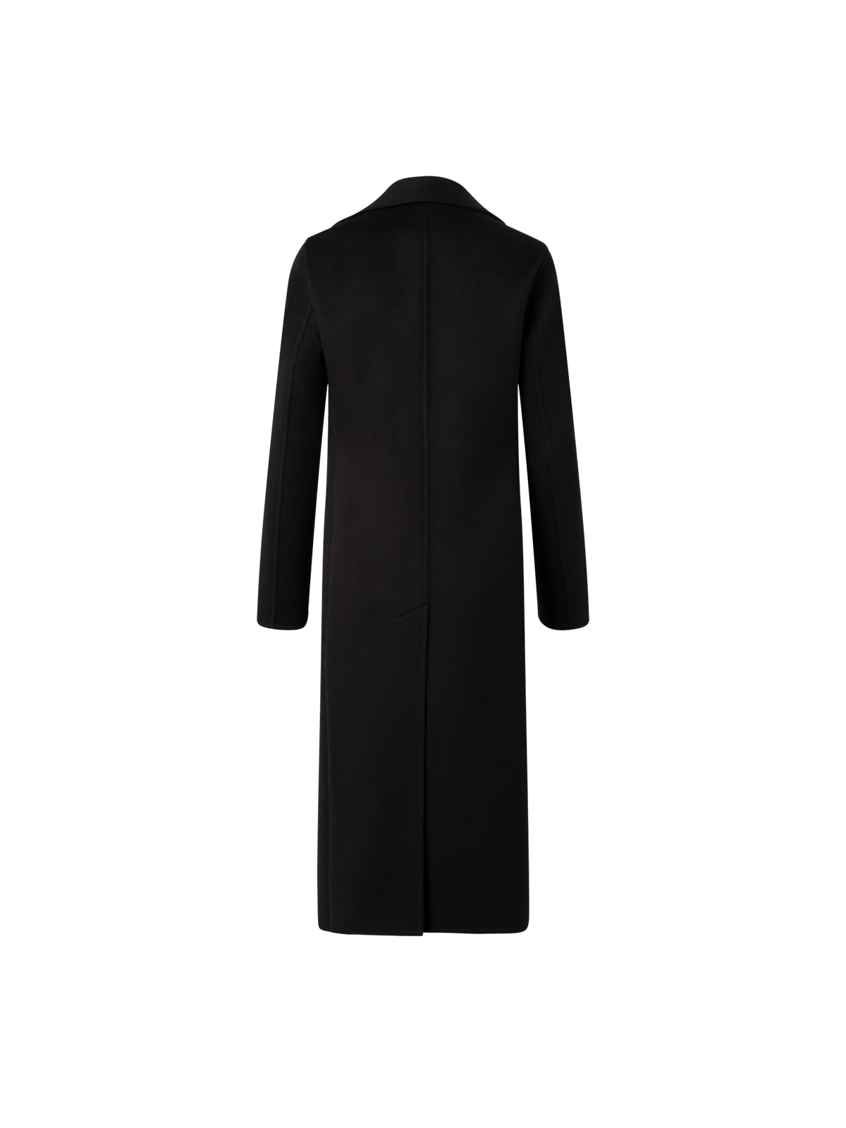 Designer Cashmere Double-Face Blazer Coat - black