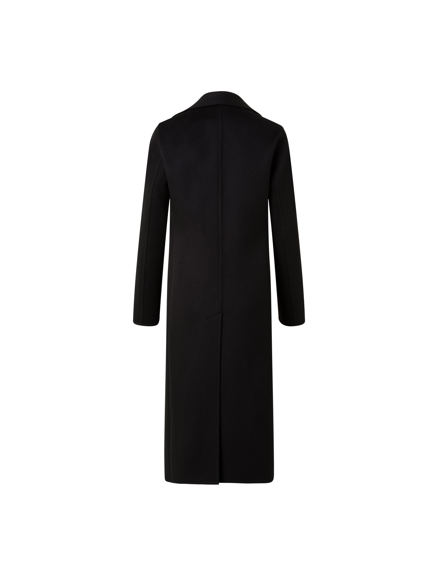 Designer Cashmere Double-Face Blazer Coat - black
