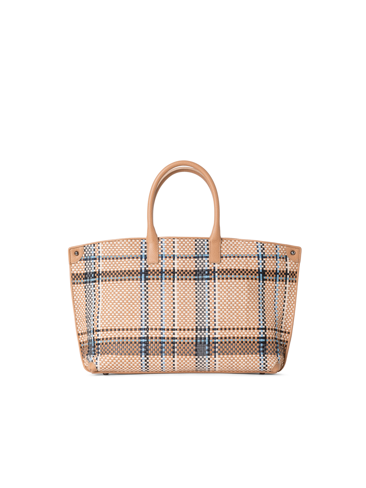 Designer Ai Small Top Handle Tote - multicolor - beige