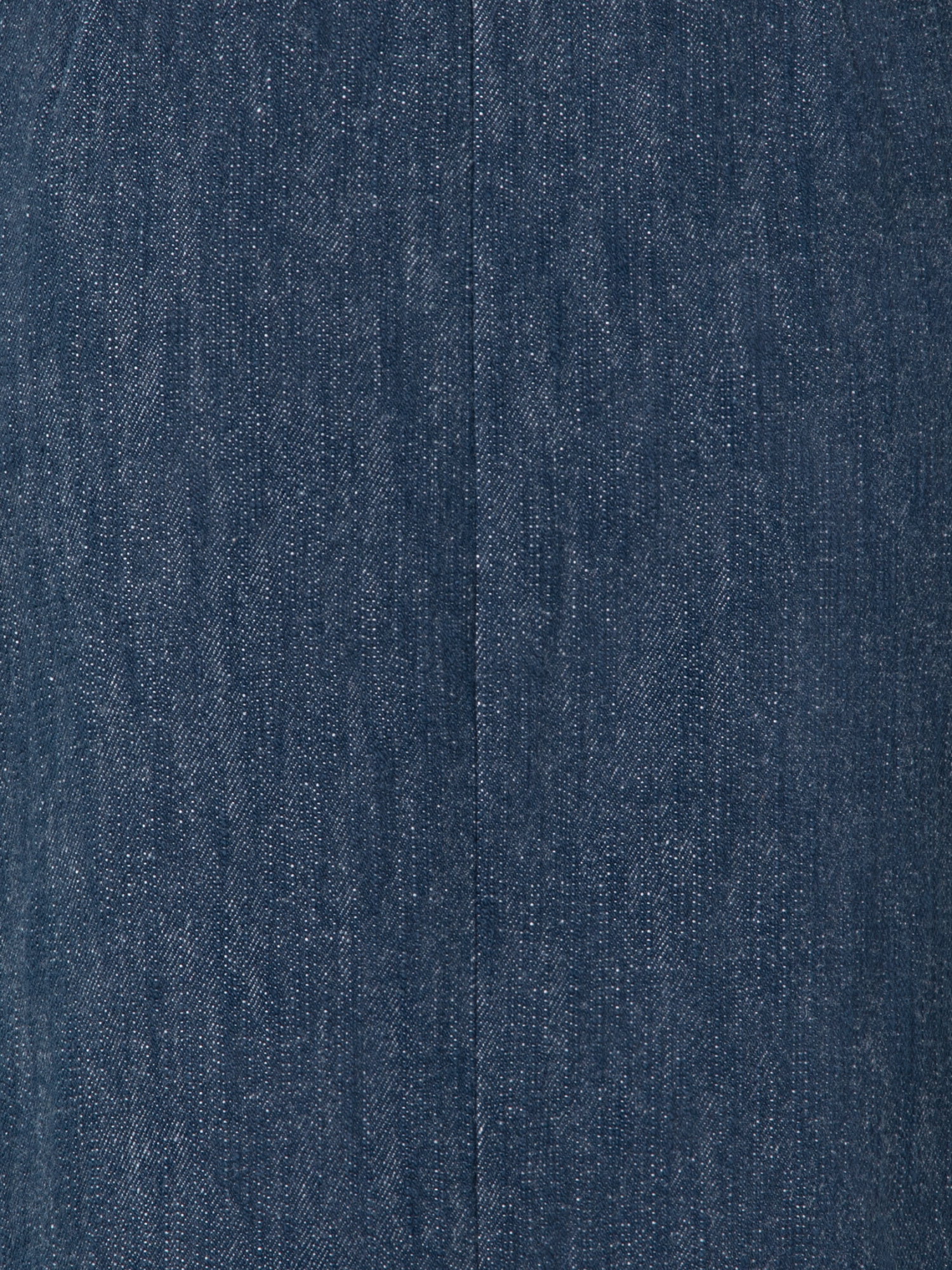 Designer Pleated Denim Mini Skirt - navy - blue
