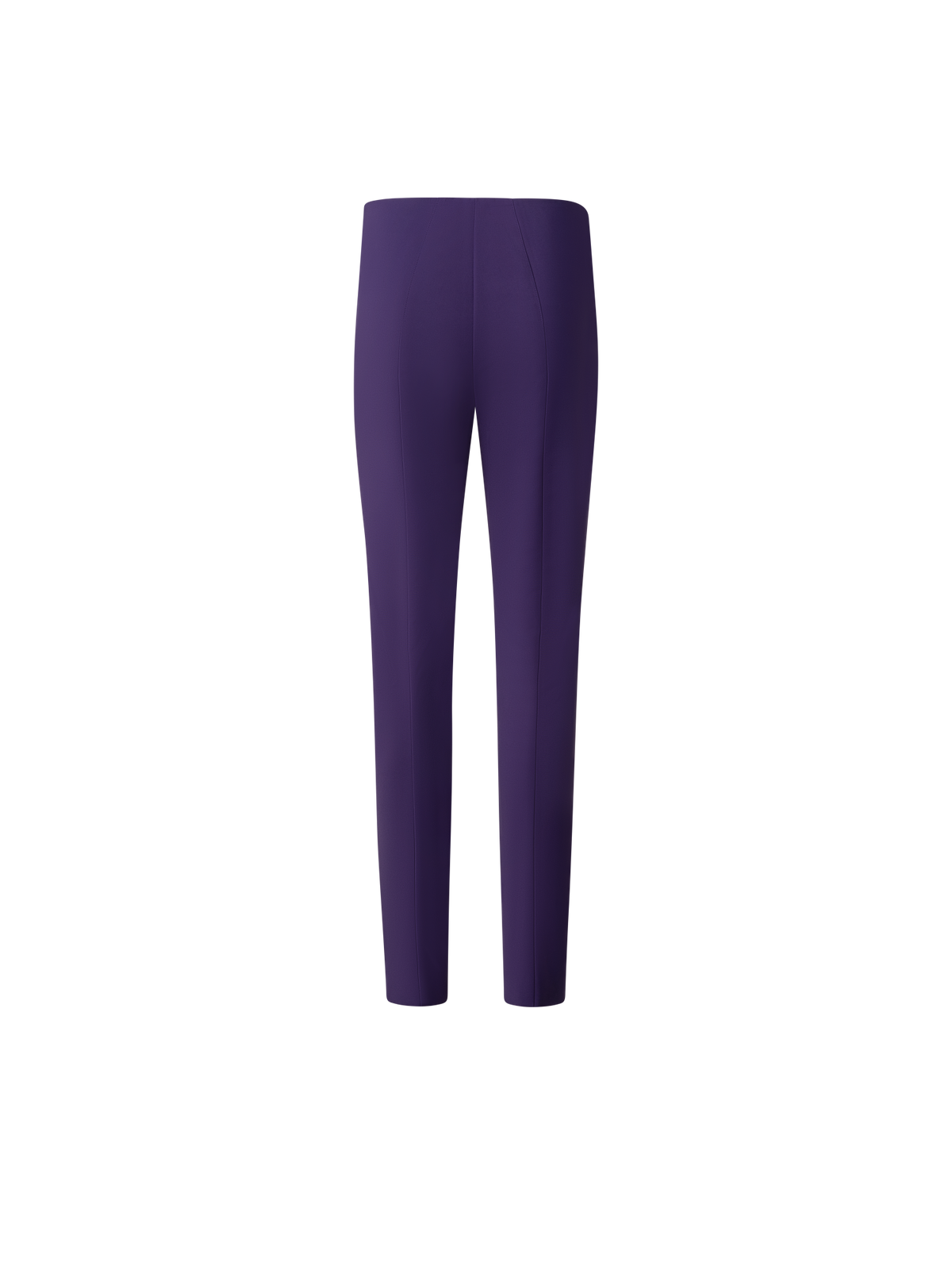 Designer Slim Cotton Techno Stretch Pants - purple