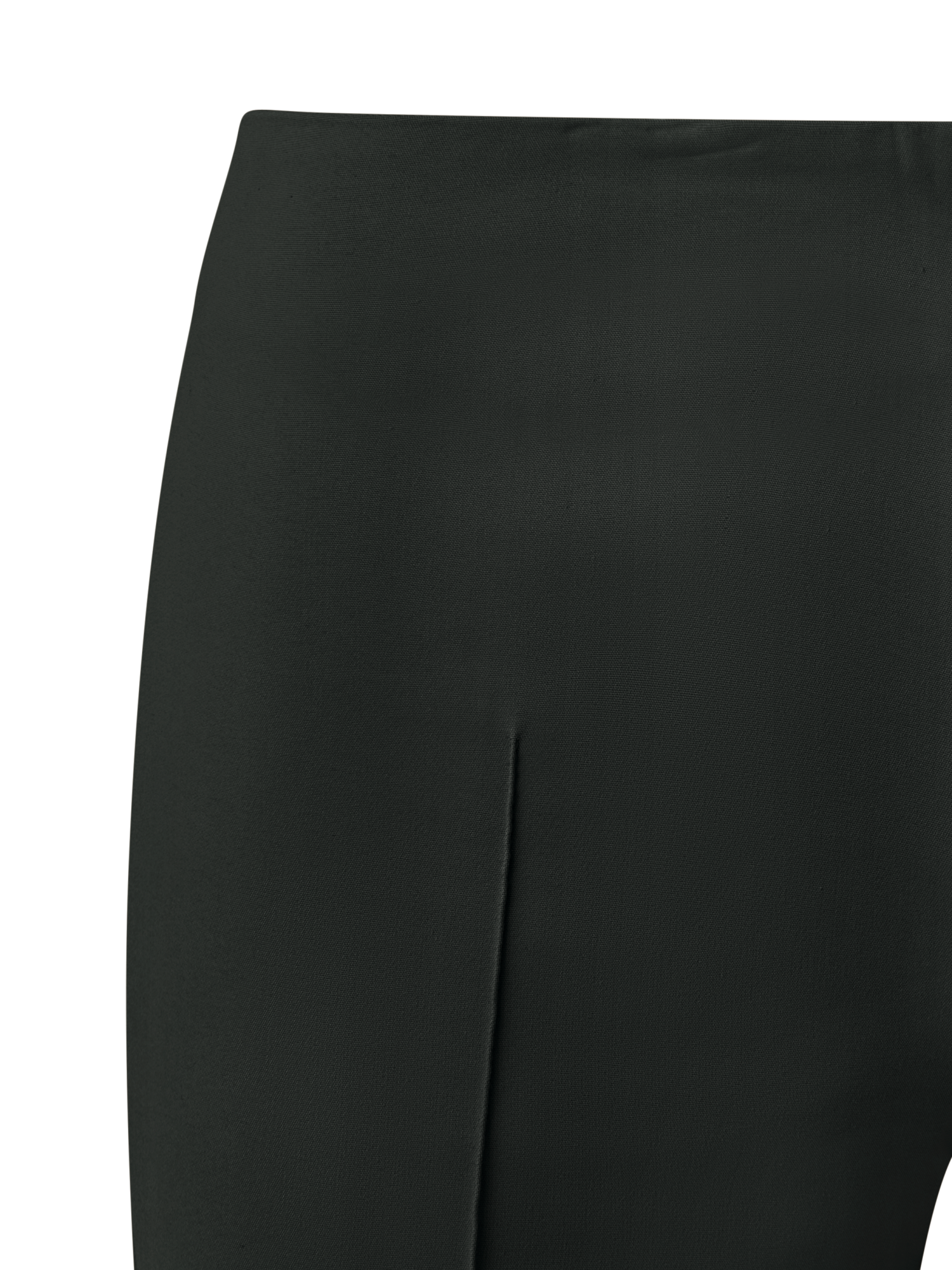 Designer Slim Cotton Techno Stretch Pants - black
