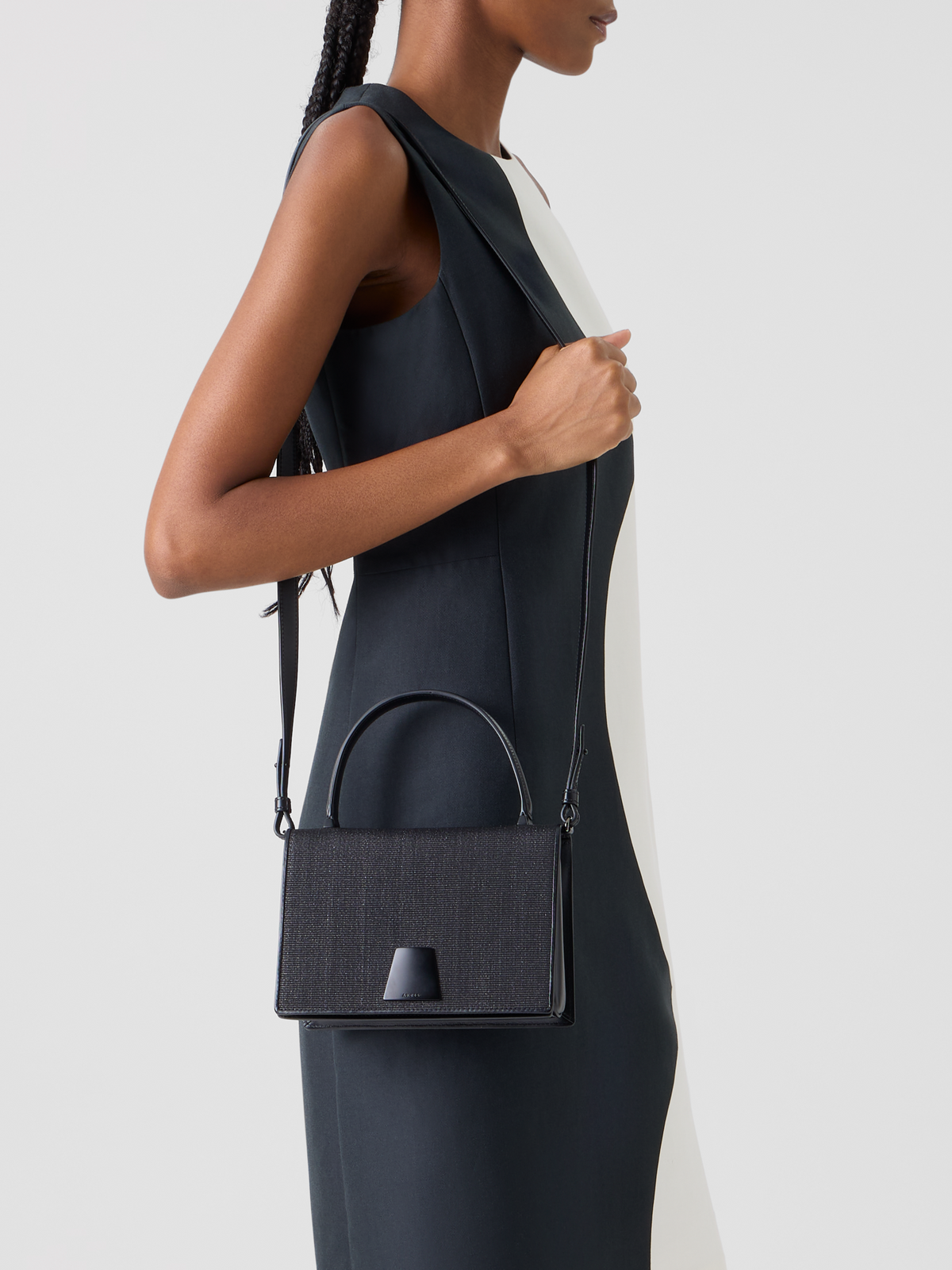 Designer Alice Small Top Handle Bag - black #editorial