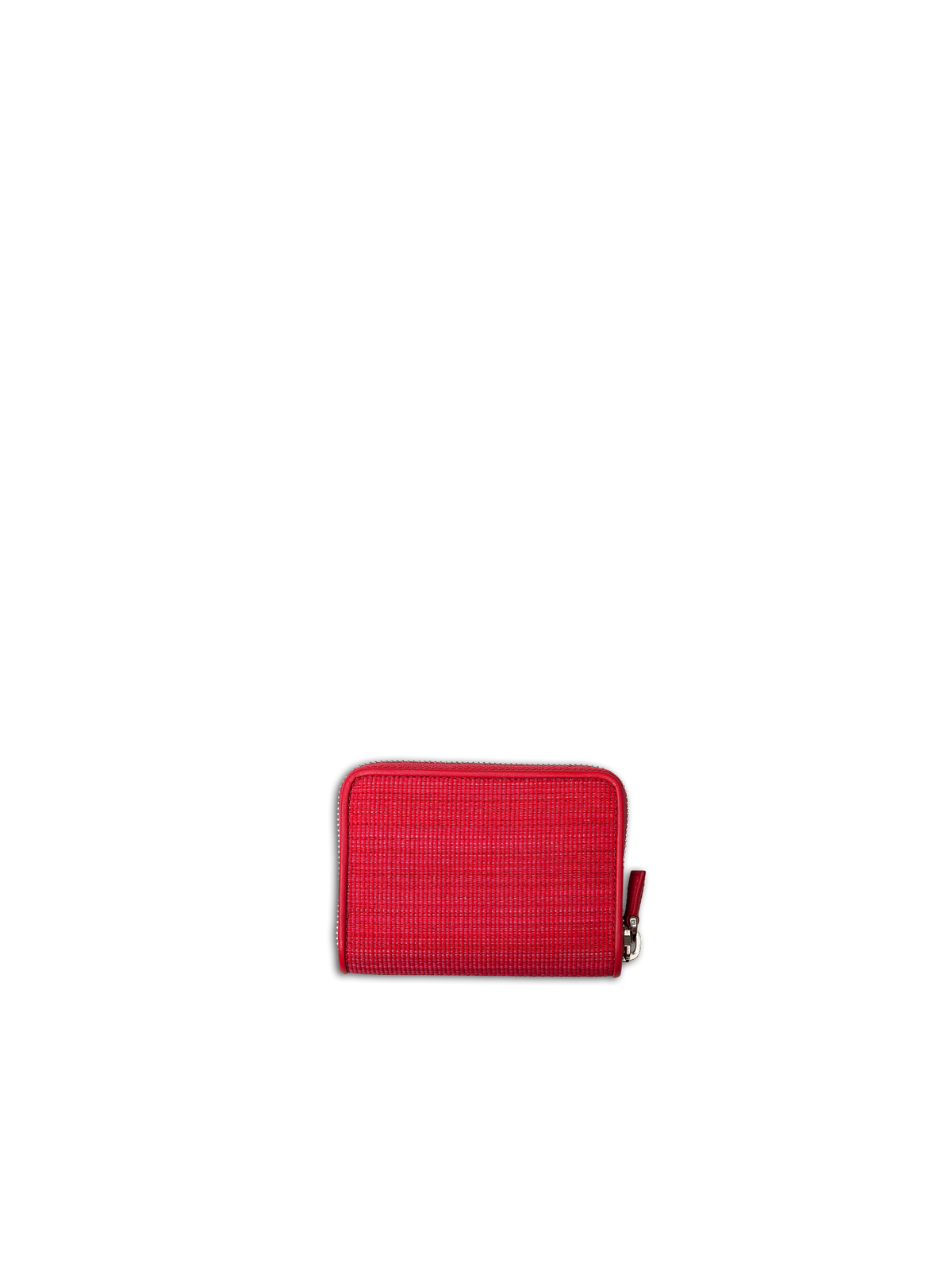 Designer Small Zip Wallet - red