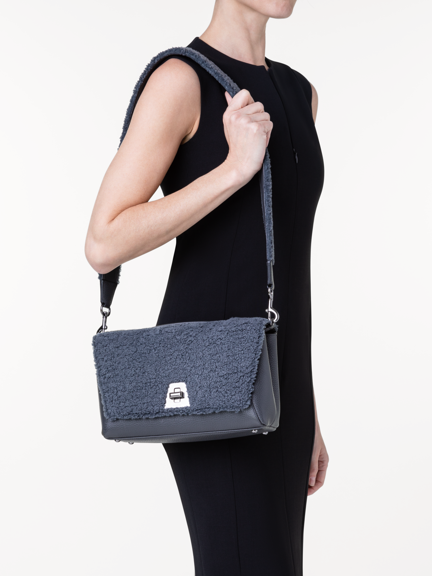 Designer Anouk Day Bag - grey 