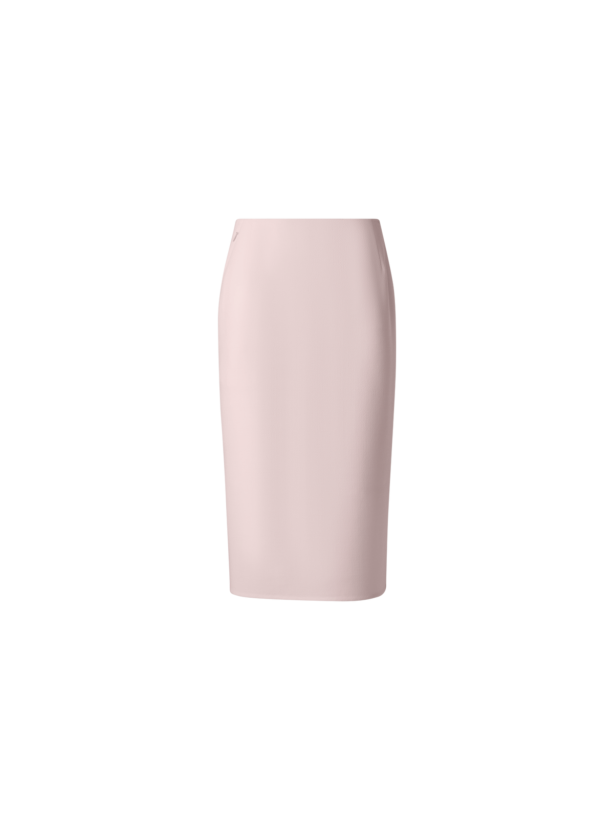 Designer Pencil Skirt in Wool Crêpe Double-Face - pastel - pink