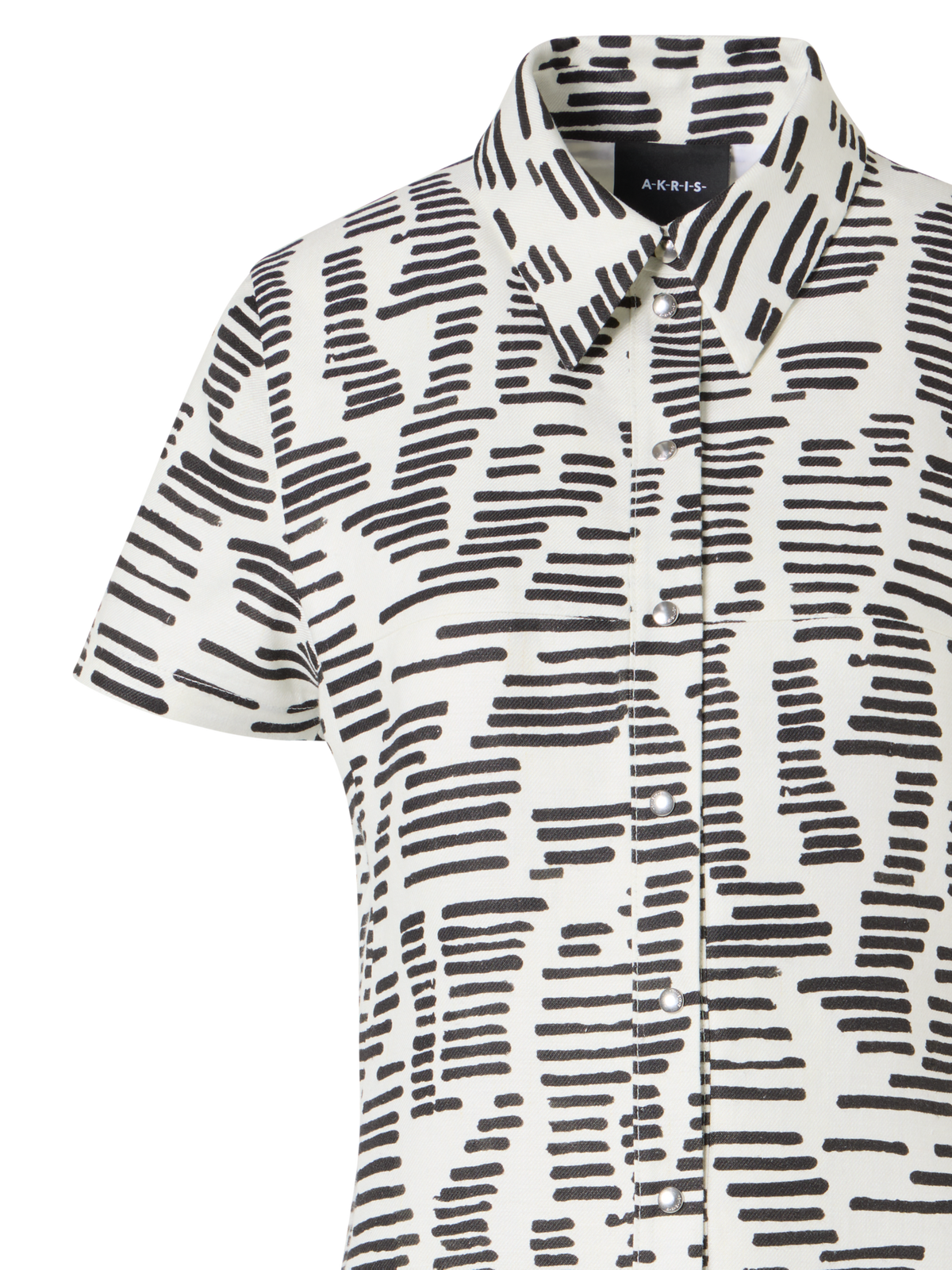 Designer Short-Sleeve Dance Movements Polo Dress - multicolor