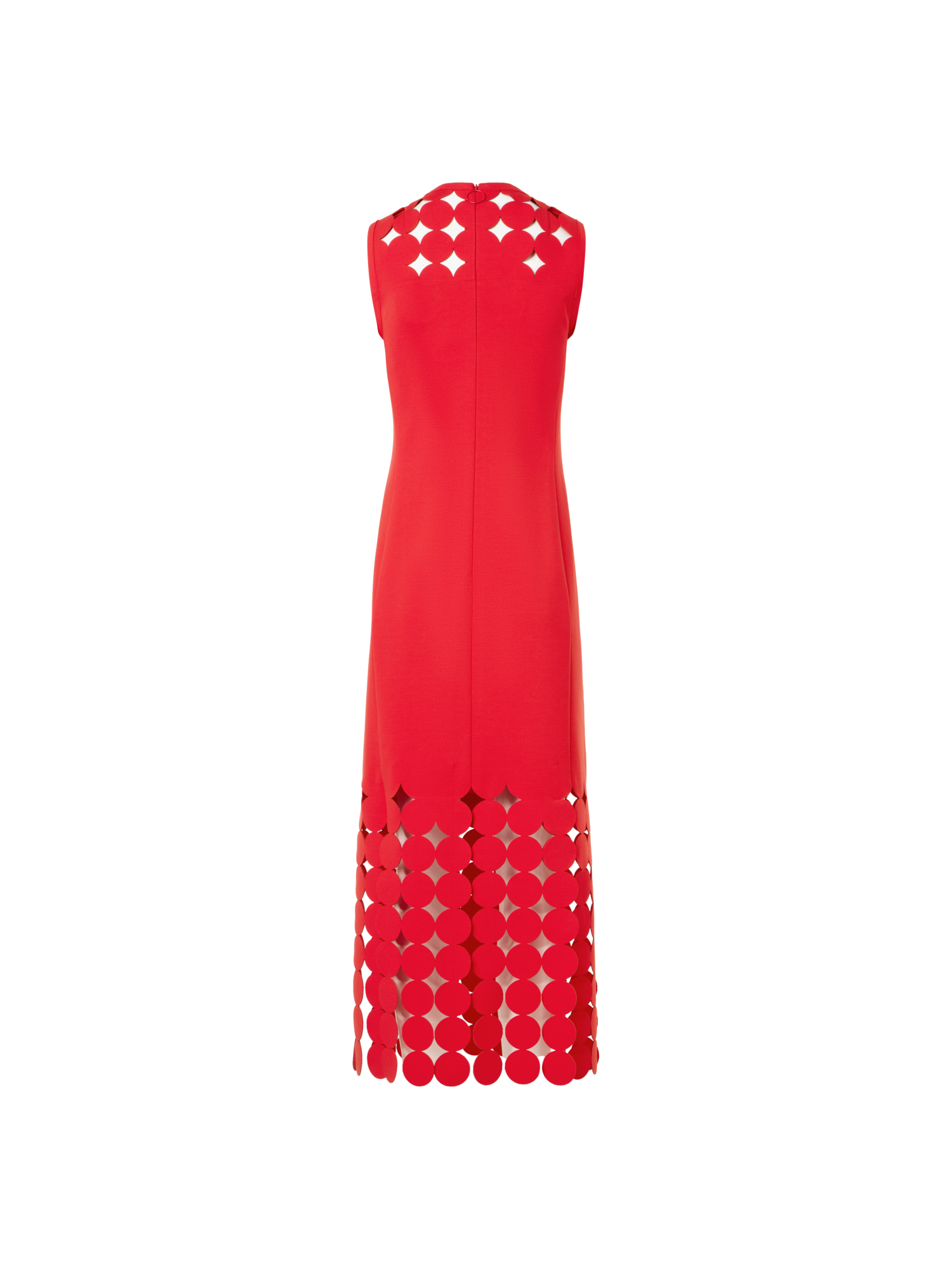 Designer Dropping Dot Cut-Out Jersey Dress