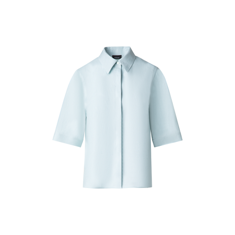 Boxy-Hemdbluse aus Leinen
