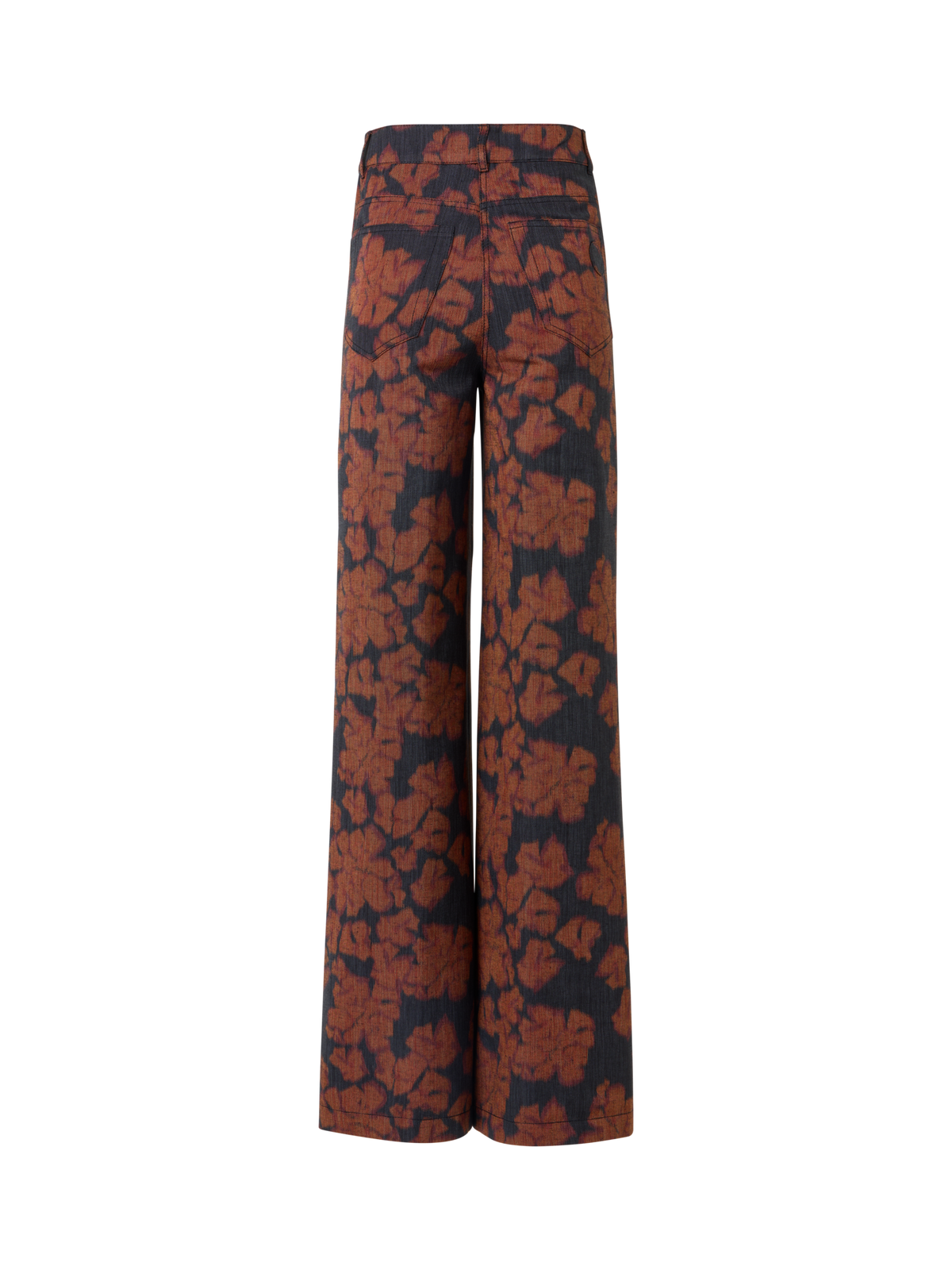Designer Cooper Wide-Leg Pants in Cotton-Canvas - multicolor