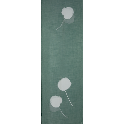 Scarf in Cashmere Silk with Dandelion Print