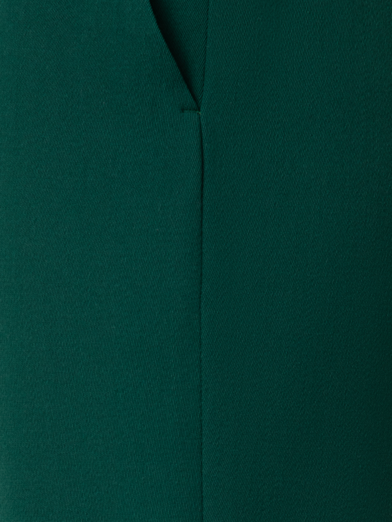 Designer Wide Straight Wool Pants - green