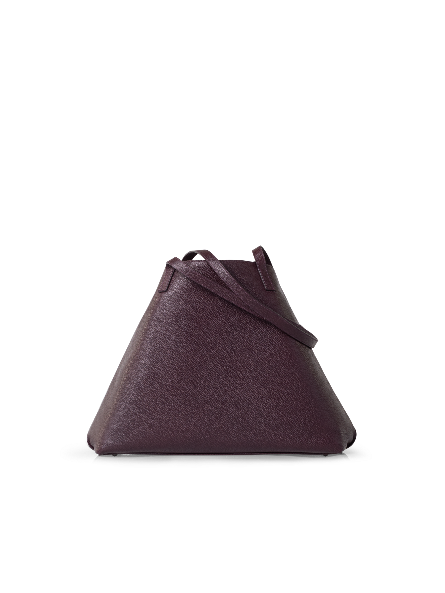 Designer Ai Medium Shoulder Tote - purple - wine - red