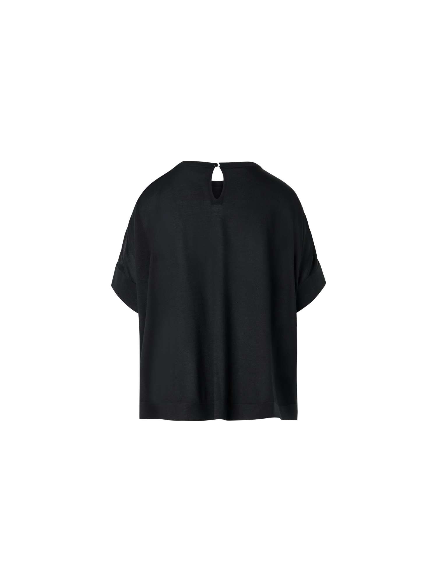 Designer Oversized Silk Sweater with Cloud Print - multicolor