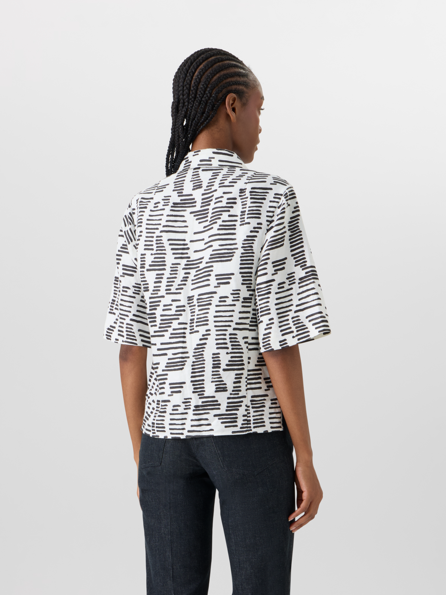 Designer Dance Movements Blouse - white 