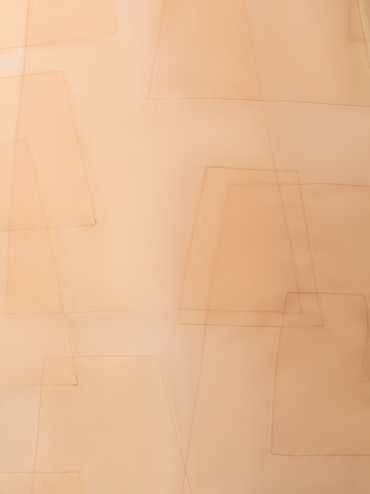 Designer Trapezoid Embellished Sheer Organza Skirt - pastel - pink