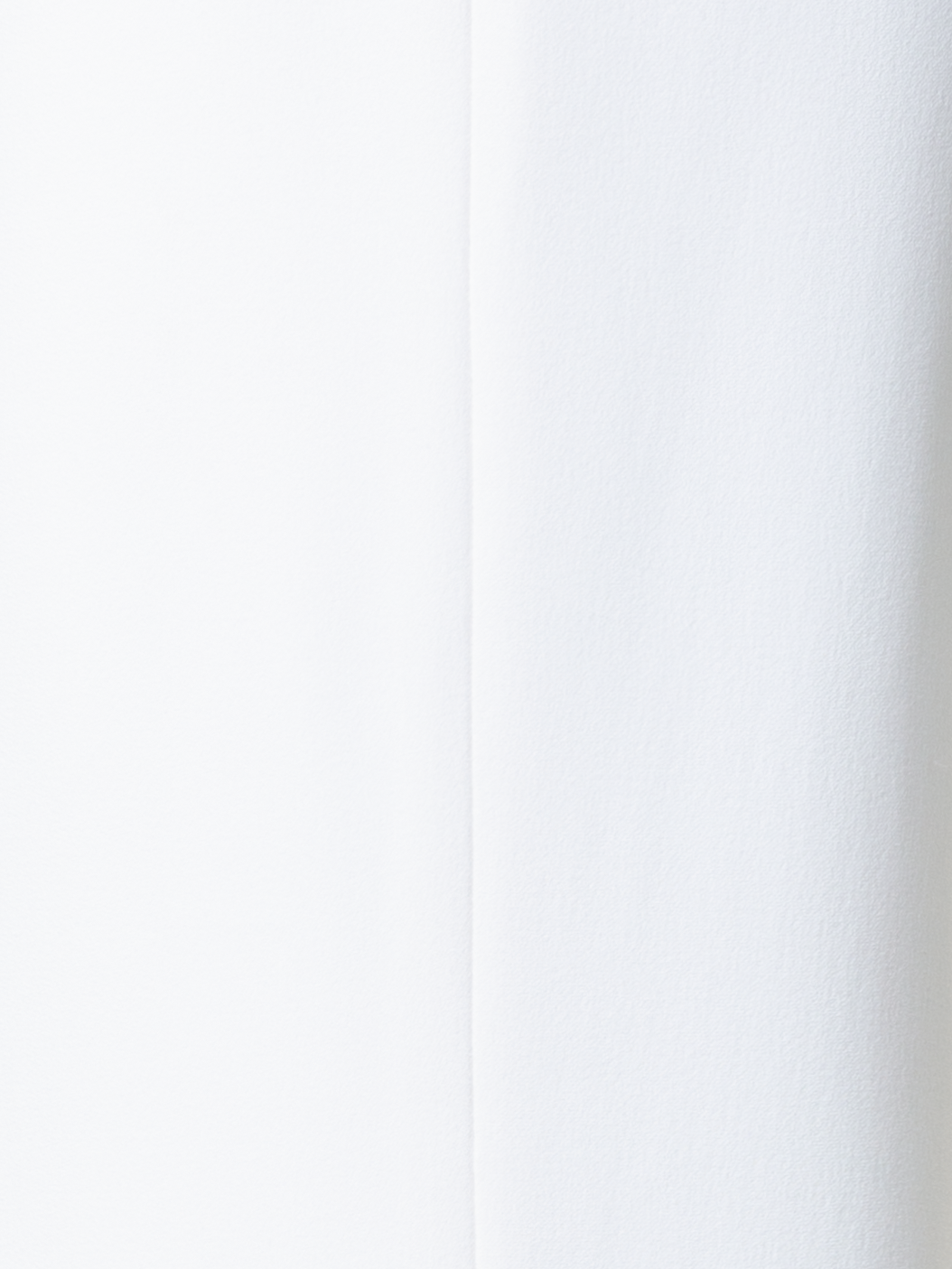 Designer Tapered Crêpe Pants - ecru - white