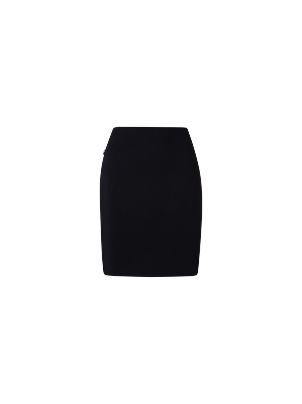Designer Jersey Pencil Skirt - black
