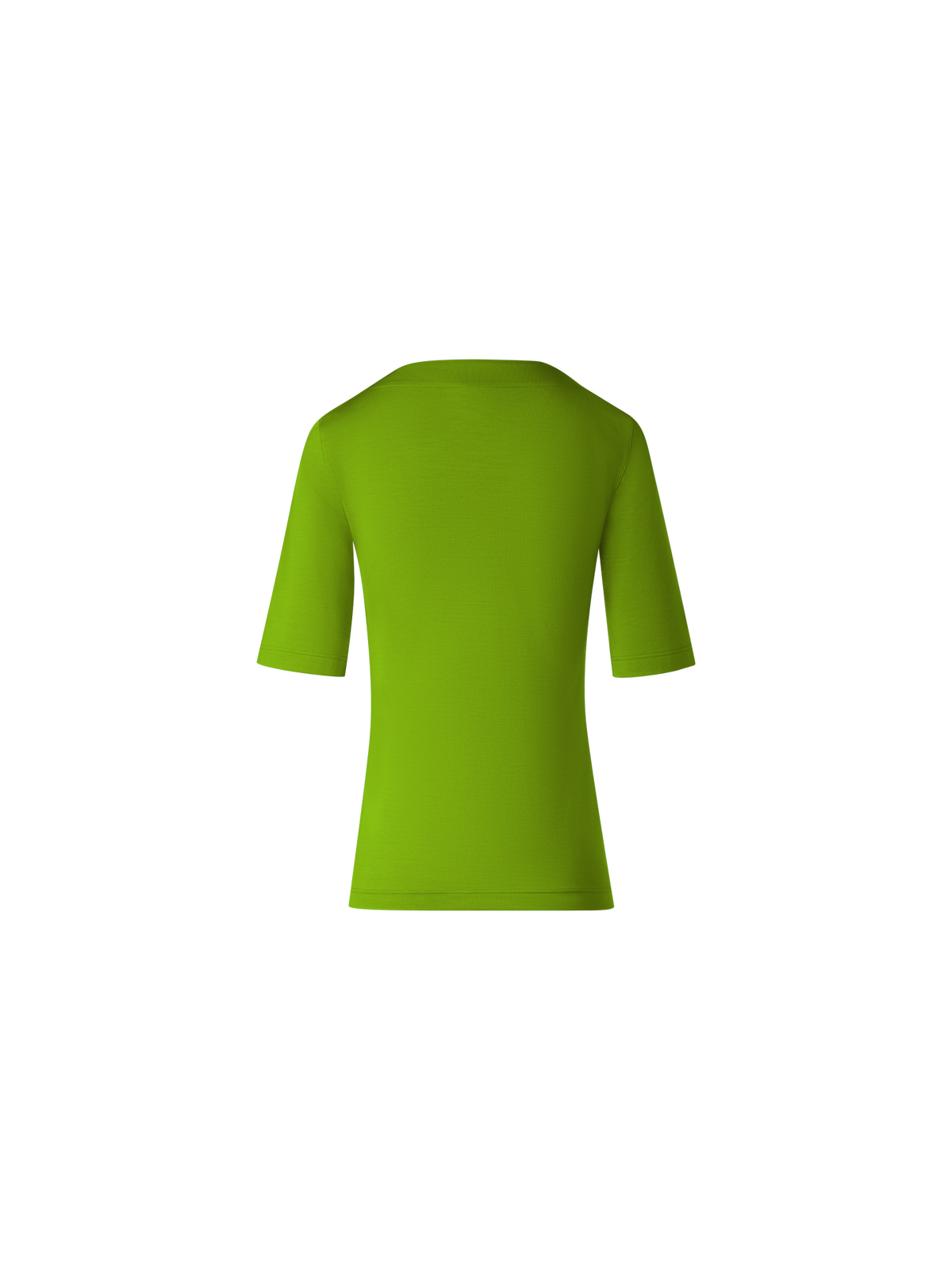 Designer Square Neck T-Shirt in Modal - green