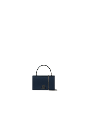 Designer Alice Mini Top Handle Bag - navy