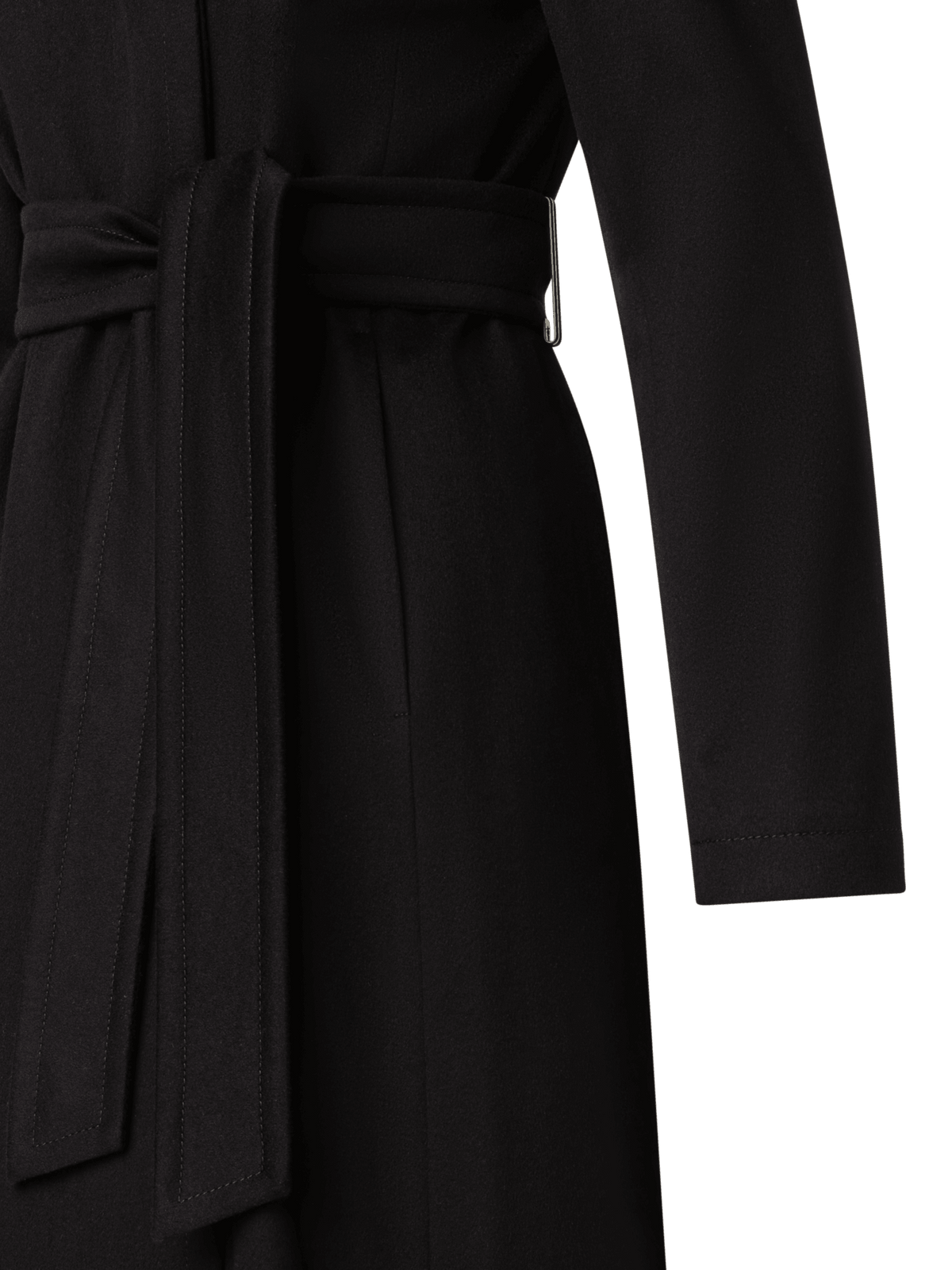 Designer Storm System® Cashmere Coat - black