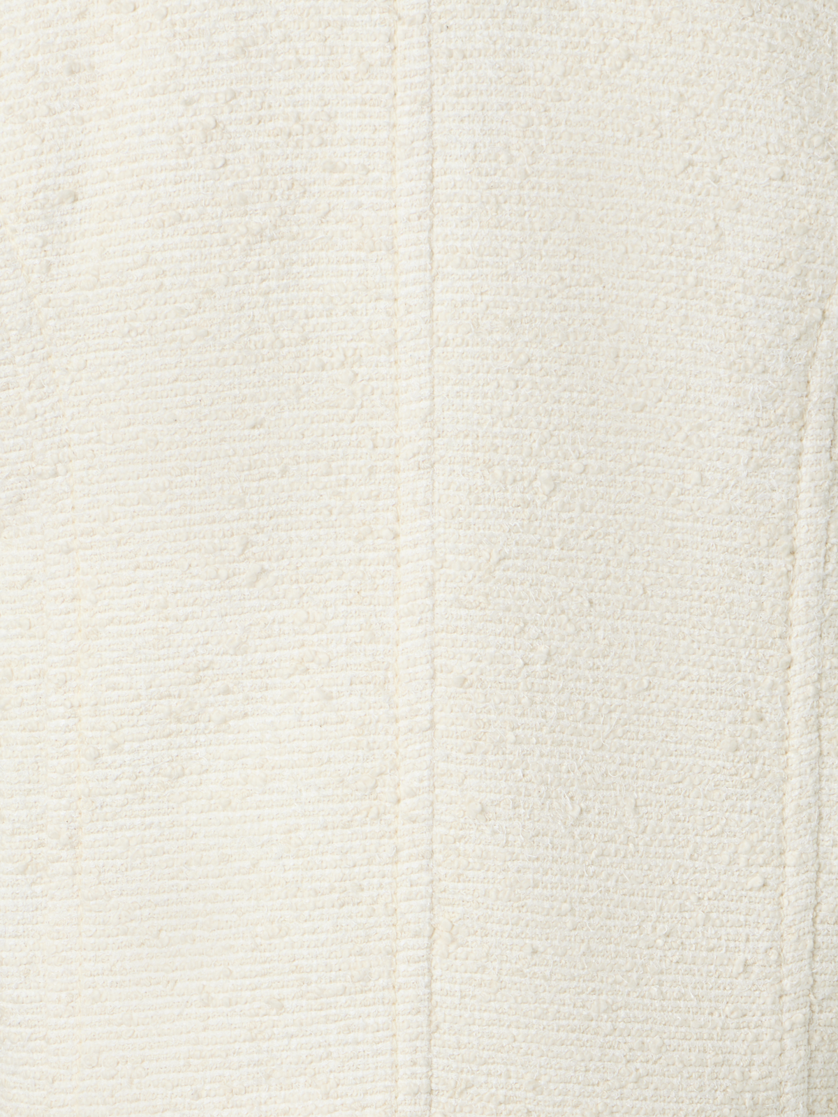 Designer Boxy Bouclé Cotton Summer Jacket - ecru