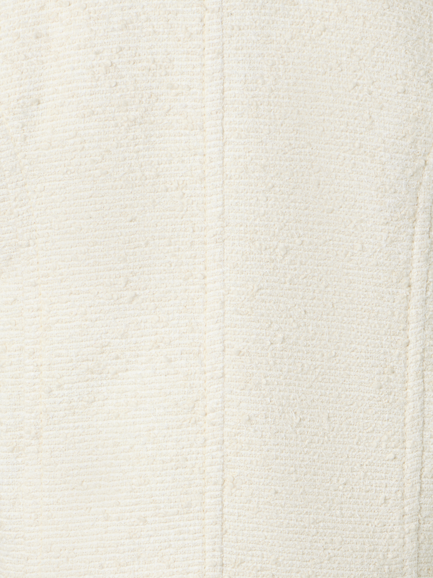 Designer Boxy Bouclé Cotton Summer Jacket - ecru