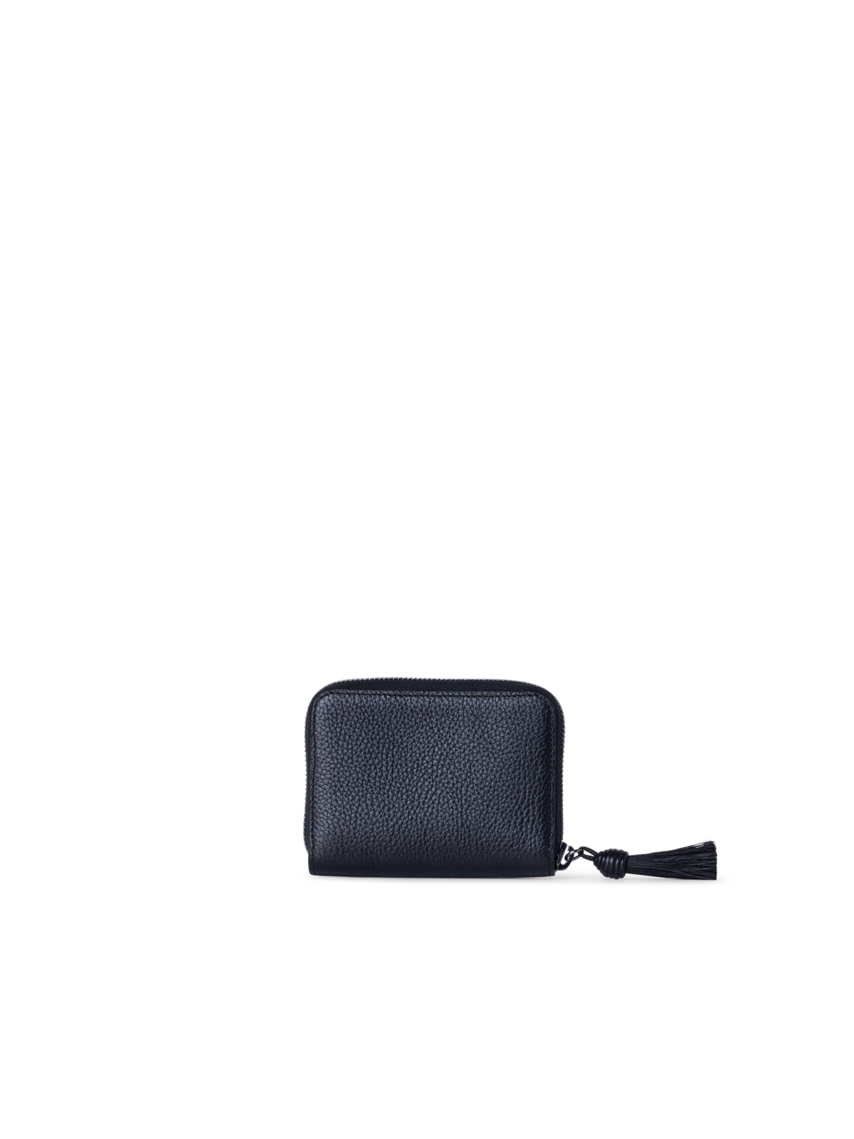 Designer Small Zip Around Wallet - black - navy - blue
