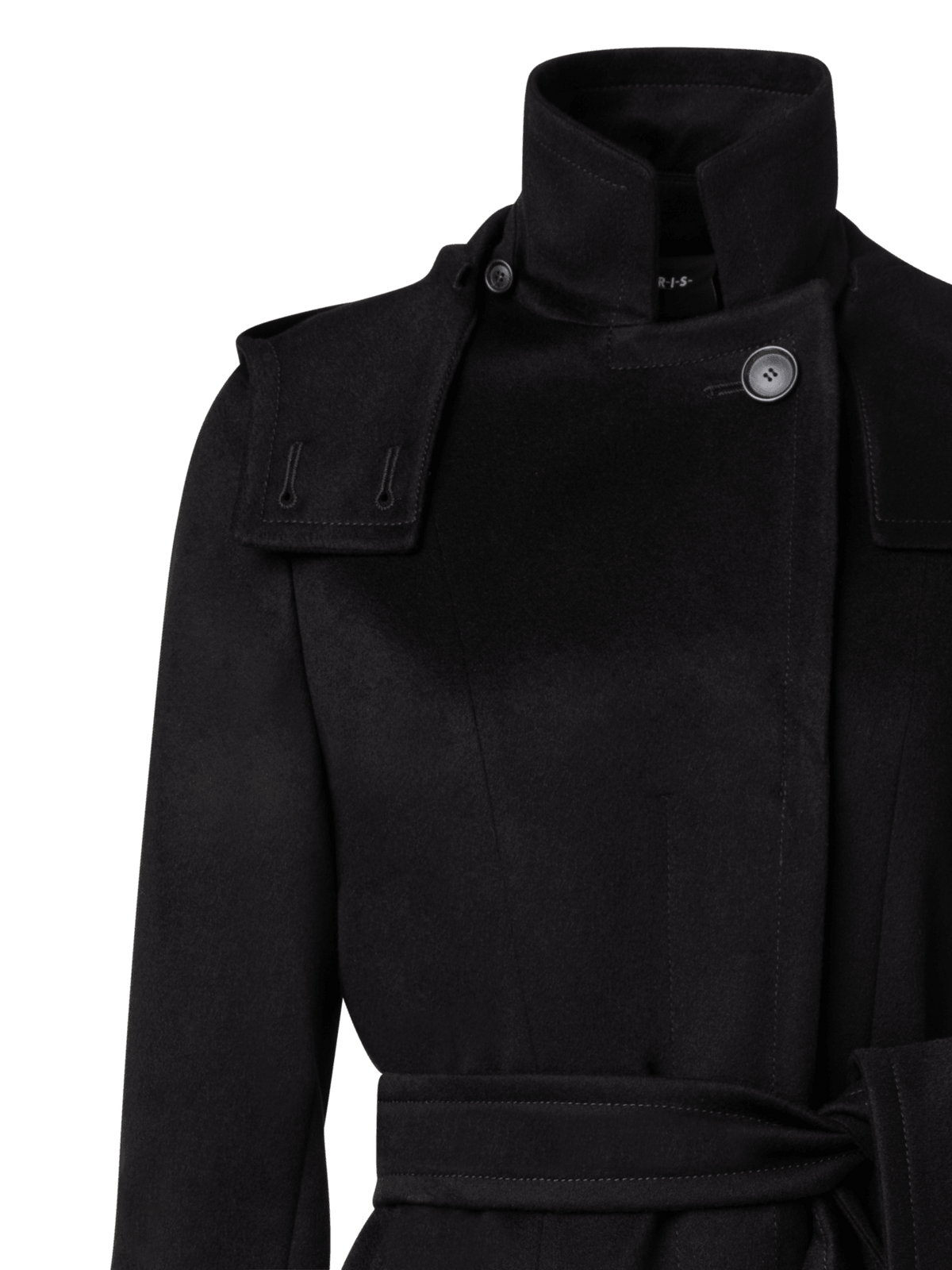 Designer Storm System® Cashmere Coat - black