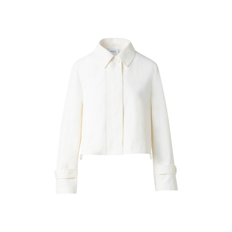 Water Repellent Bicycle Parka in Cotton Blend