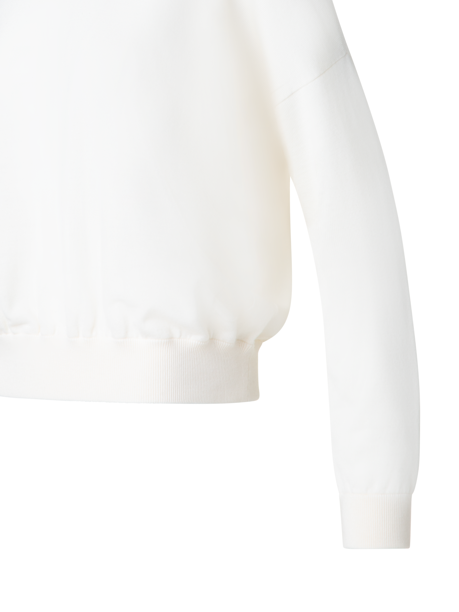 Designer Knit Sweater in Merino Wool - neutral - pastel - ecru - white