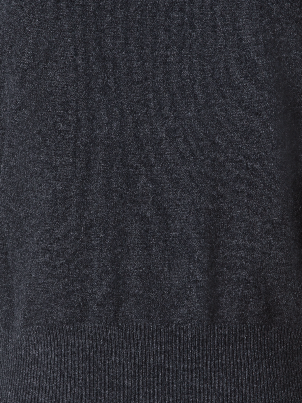 Designer Short Sleeve Cashmere Sweater with Knot Detail - grey