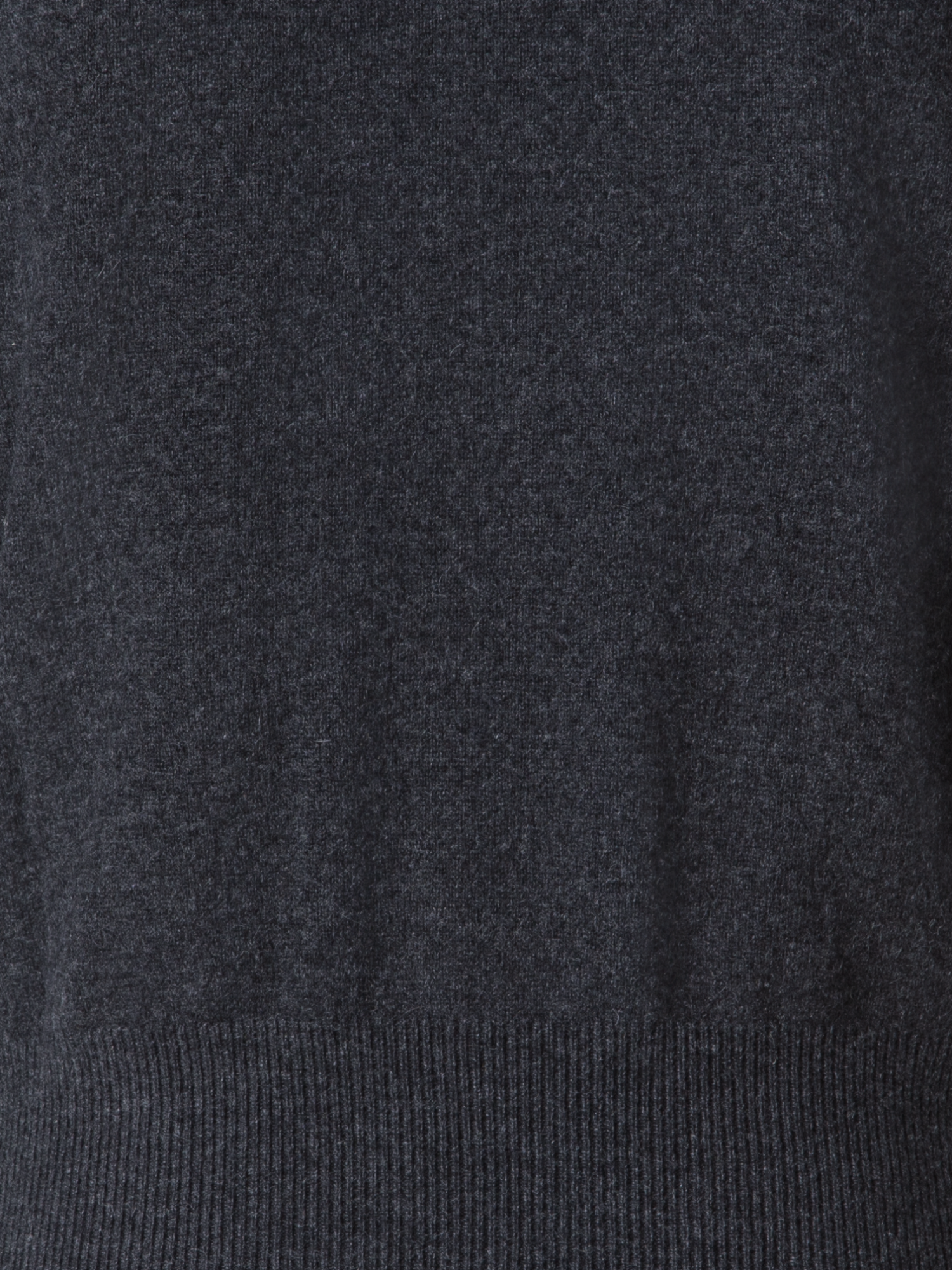 Designer Short Sleeve Cashmere Sweater with Knot Detail - grey