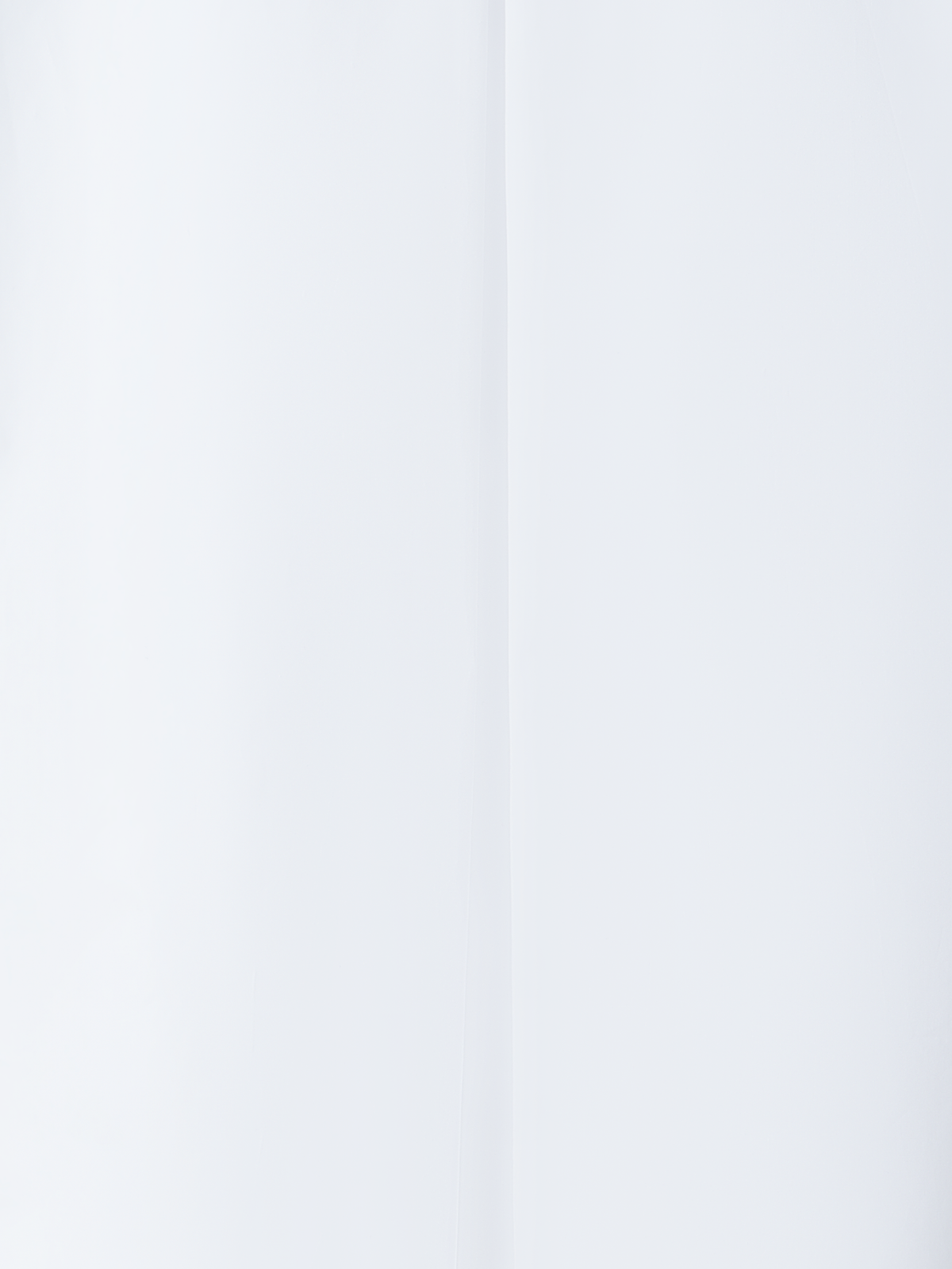 Designer Oversized Shirt in Pleated Cotton Voile  - neutral - white