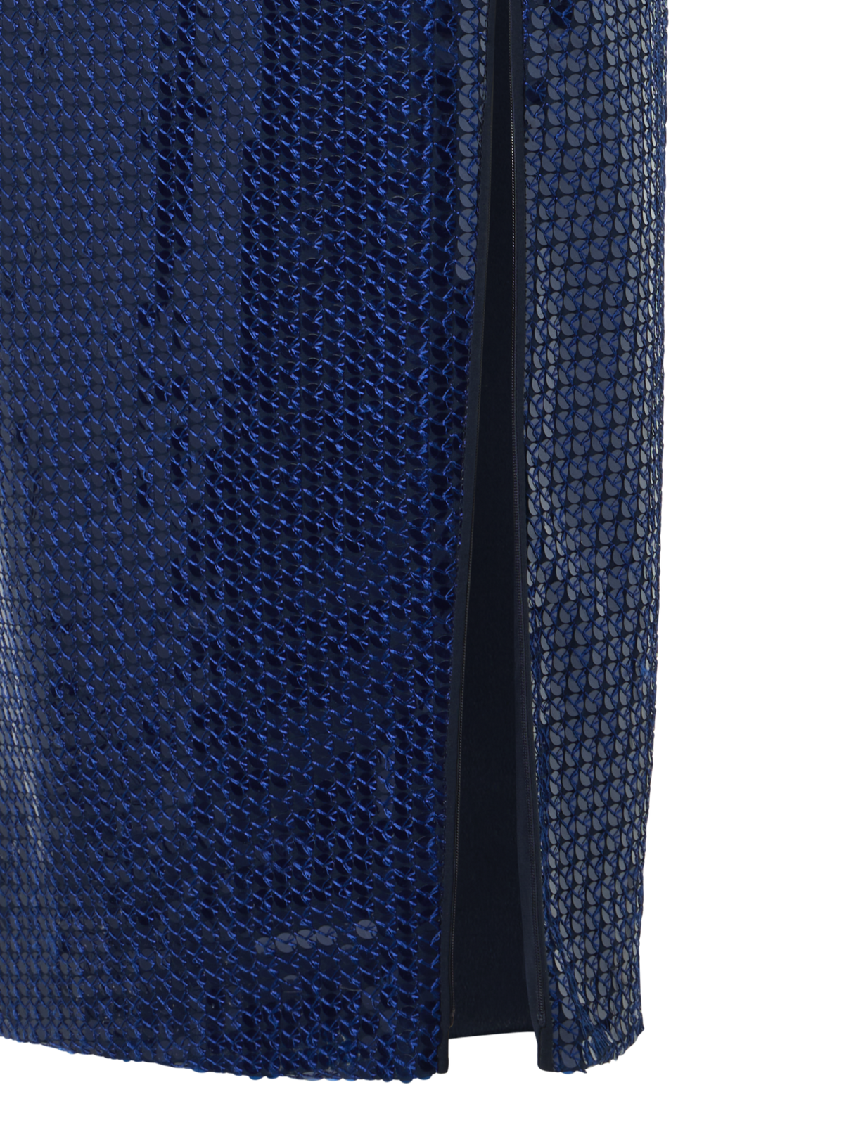 Designer Wool Stretch Double-Face Sheath Dress - navy - blue