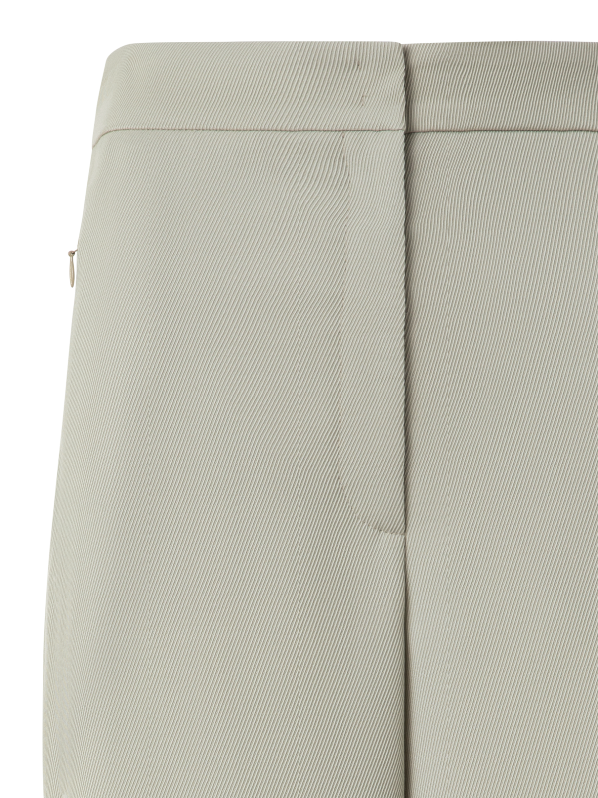 Designer Wide Wool Tricotine Pants - neutral - beige