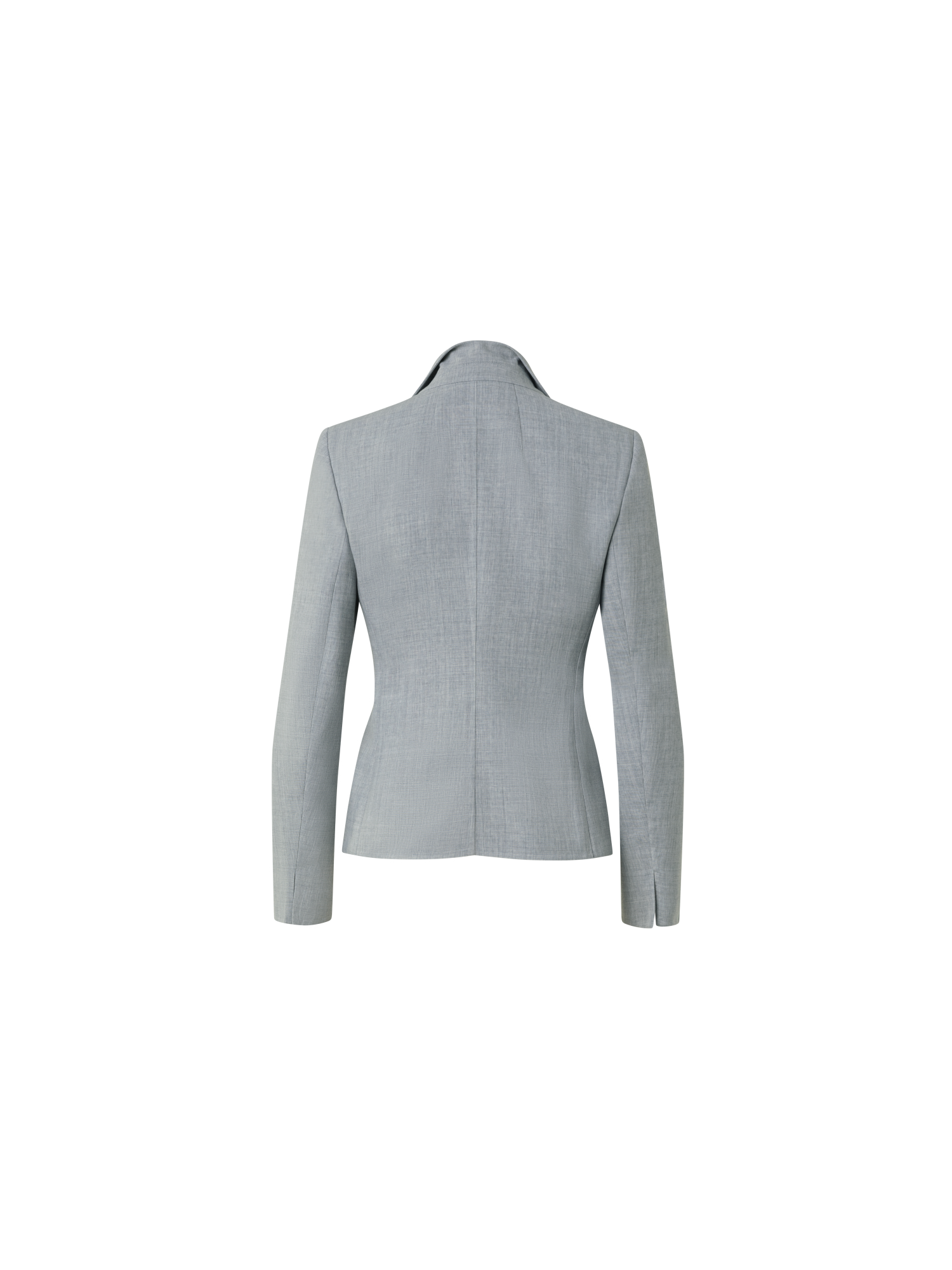 Designer Wool Double-Face Jacket - pastel - grey