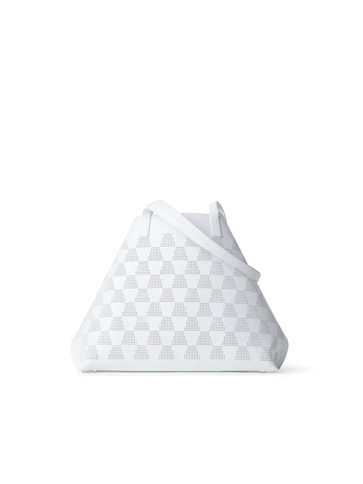 Designer Ai Medium Shoulder Tote - neutral - white