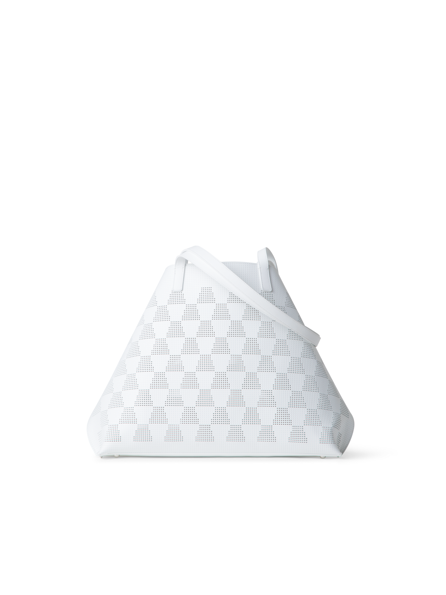 Designer Ai Medium Shoulder Tote - neutral - white