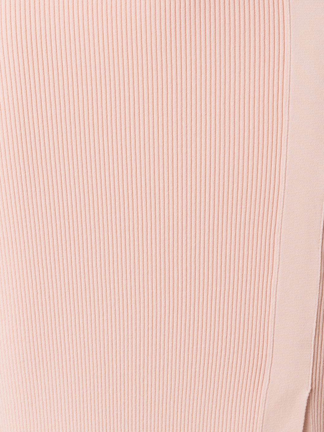 Designer Fitted Tube Knit Dress with Side Slit - pastel - pink