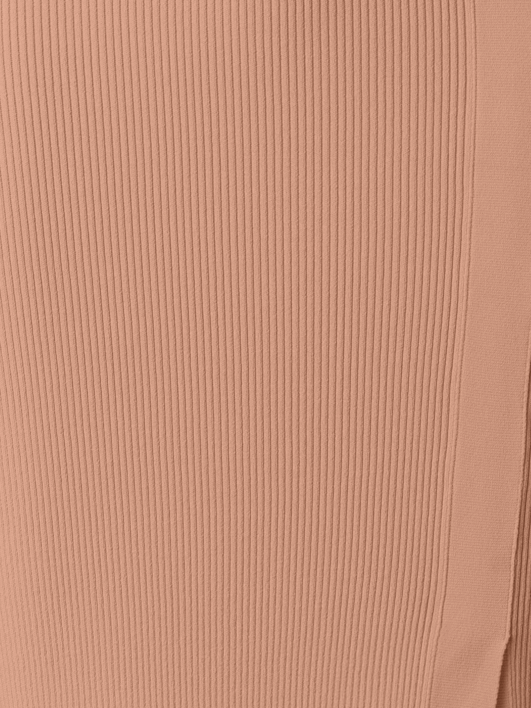 Designer Fitted Tube Knit Dress with Side Slit - beige