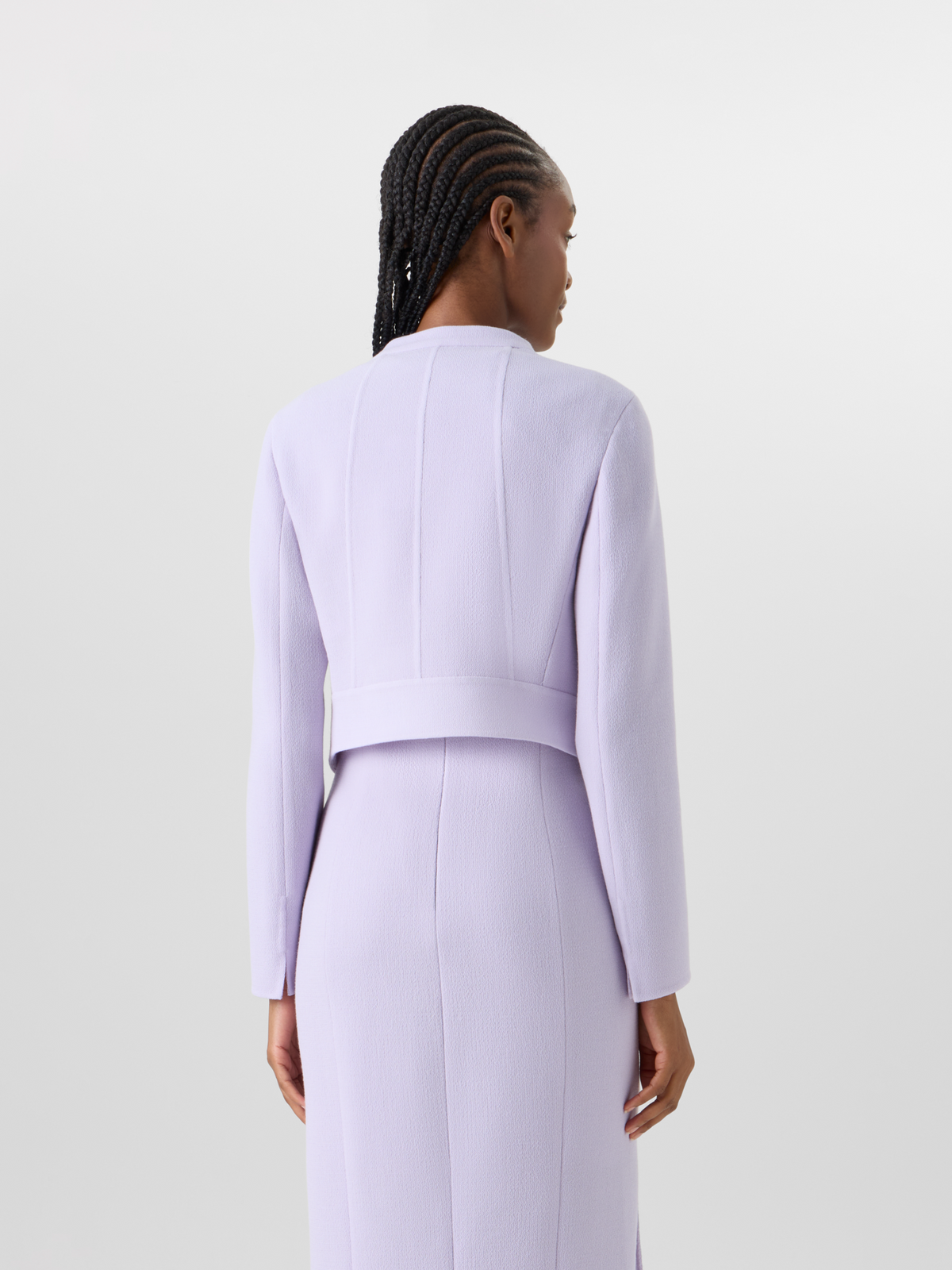 Designer Hynora Jacket in Wool-Crêpe Double-Face - pastel #editorial