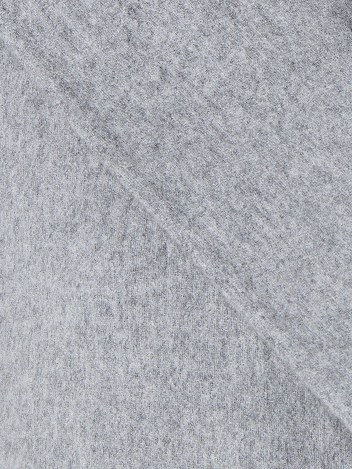 Designer Lightweight Double-Face Cashmere Coat - grey