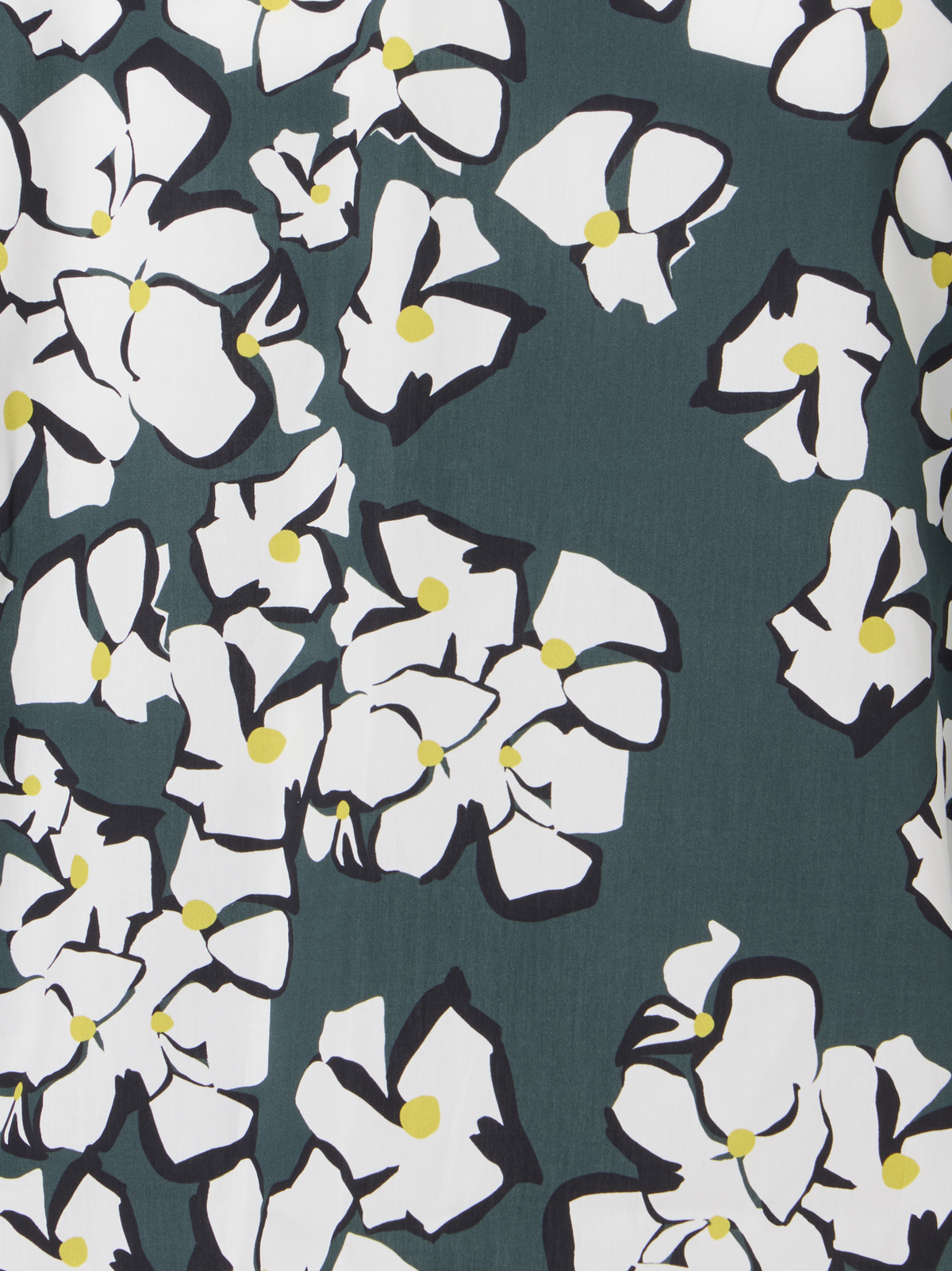 Designer Bracelet-Sleeve Papercut Flower Shirt Blouse - green