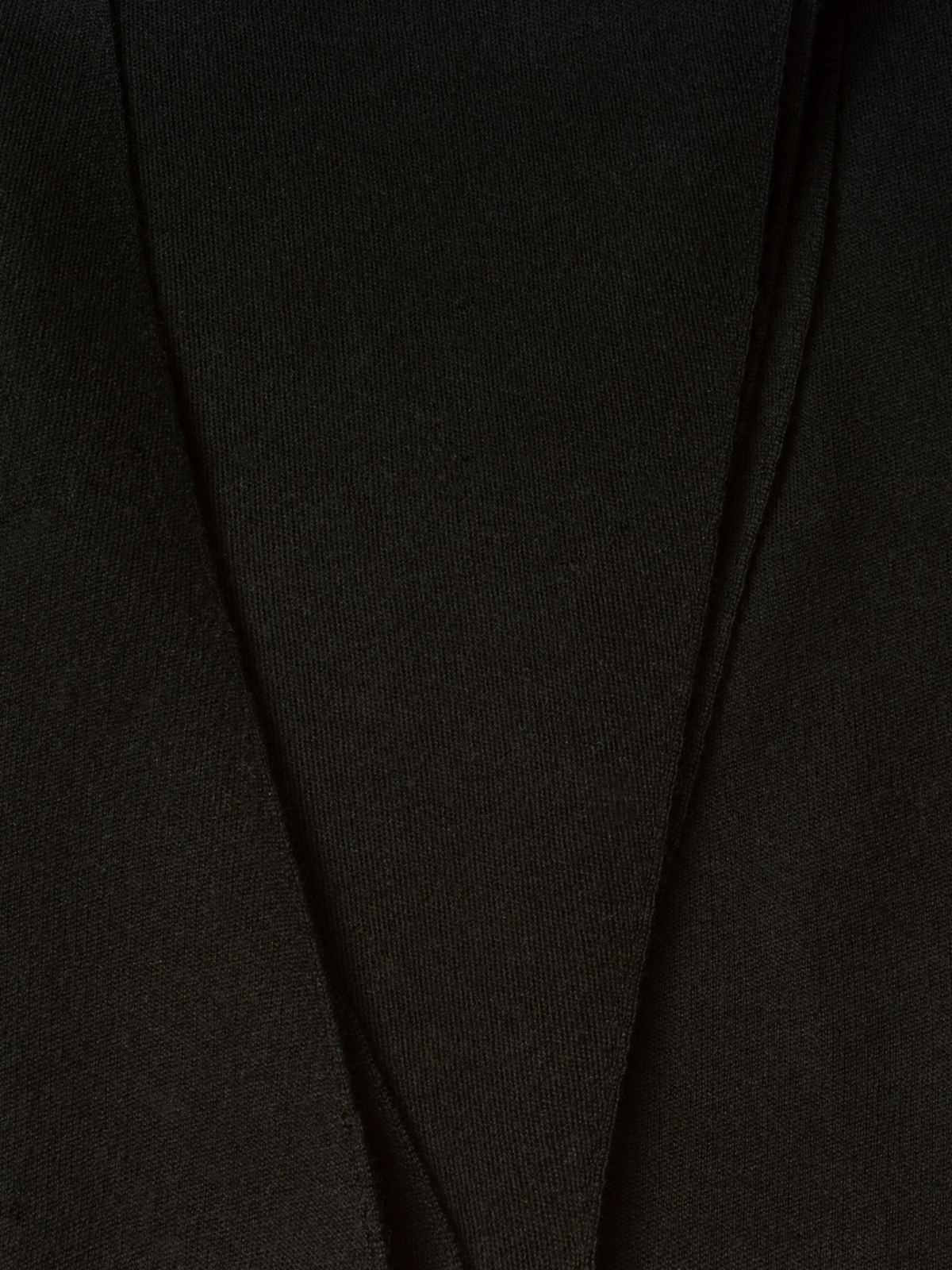 Designer Trapezoid Shaped Scarf from Cashmere Silk  - black