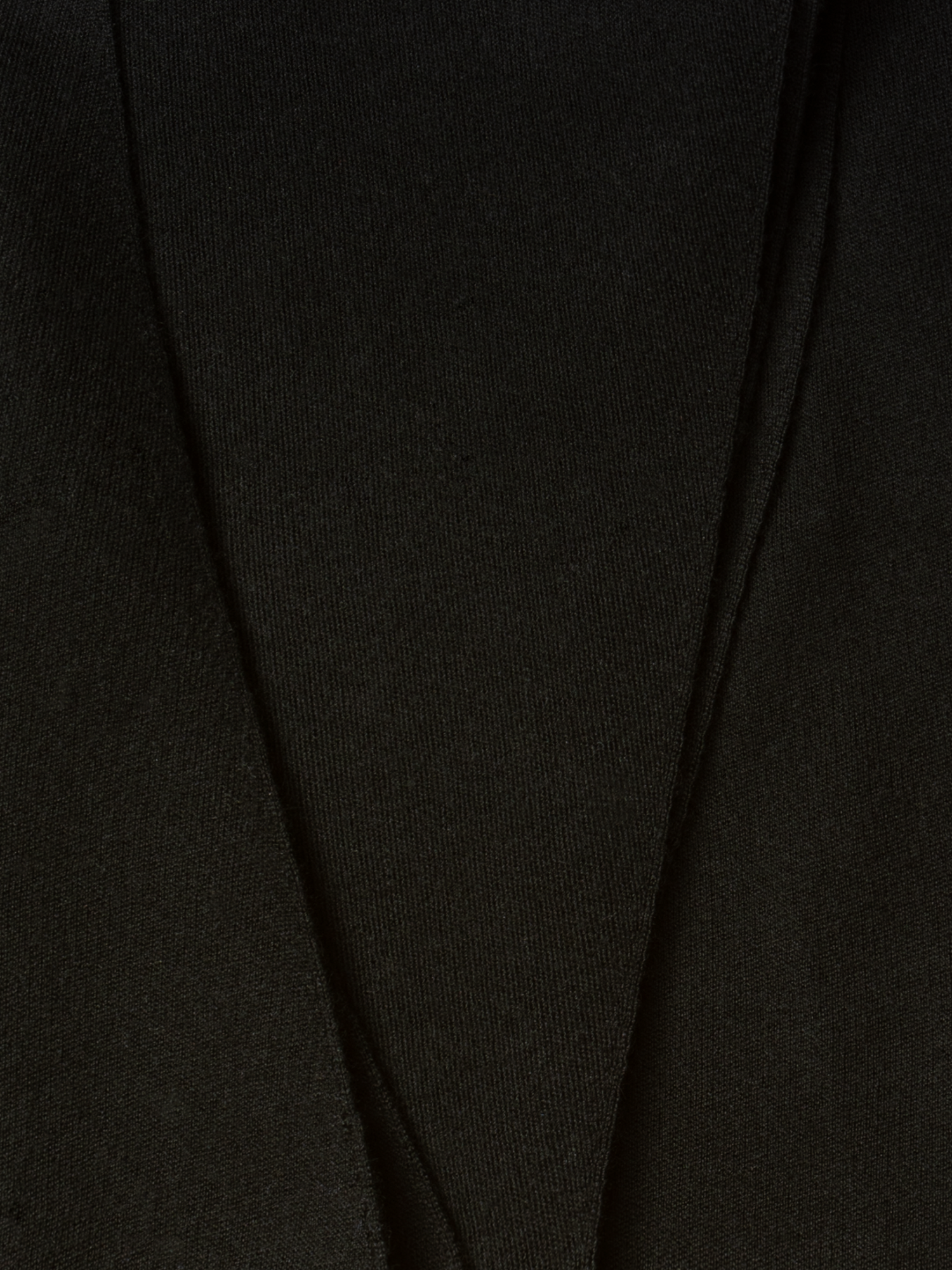 Designer Trapezoid Shaped Scarf from Cashmere Silk  - black