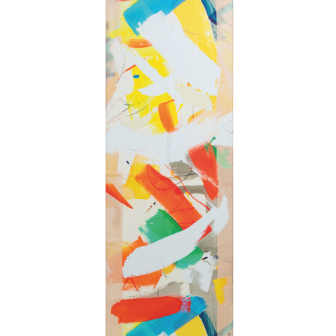 Kaschmirseidenschal mit Stroke on Paper Druck