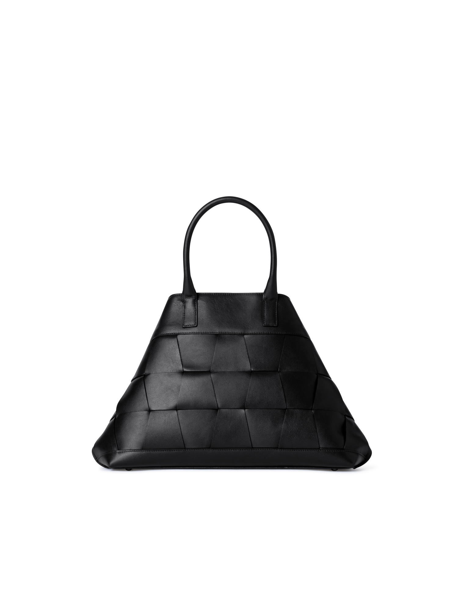 Designer Ai Small Top Handle Tote - black