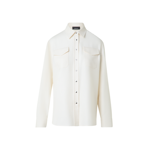 Shirt Blouse in Panama Cashmere